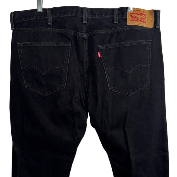 Levi's Classic 505 40x 30 Black Jeans - Picture 6 of 6
